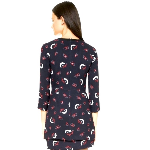 A.L.C dress Elegant Floral Long Sleeve women’s Dress size 6 - Picture 6 of 10